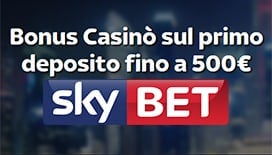 Nuovo bonus benvenuto Skybet: fino a 500 euro per te